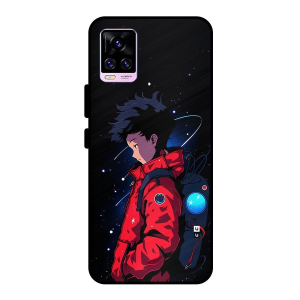 Cute Space Boy Metal Back Case for Vivo V20 Pro