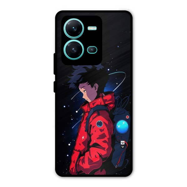 Cute Space Boy Metal Back Case for Vivo V25