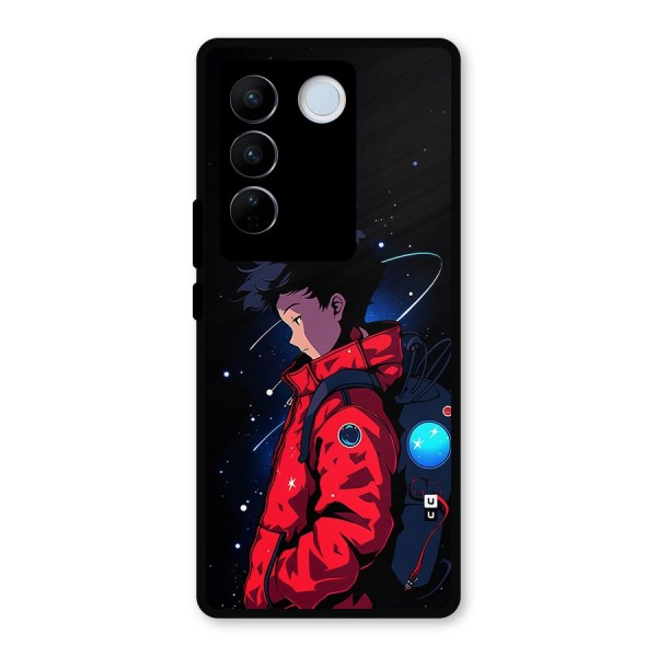 Cute Space Boy Metal Back Case for Vivo V27