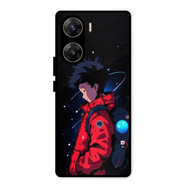 Cute Space Boy Metal Back Case for Vivo V29e