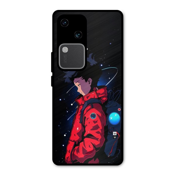 Cute Space Boy Metal Back Case for Vivo V30