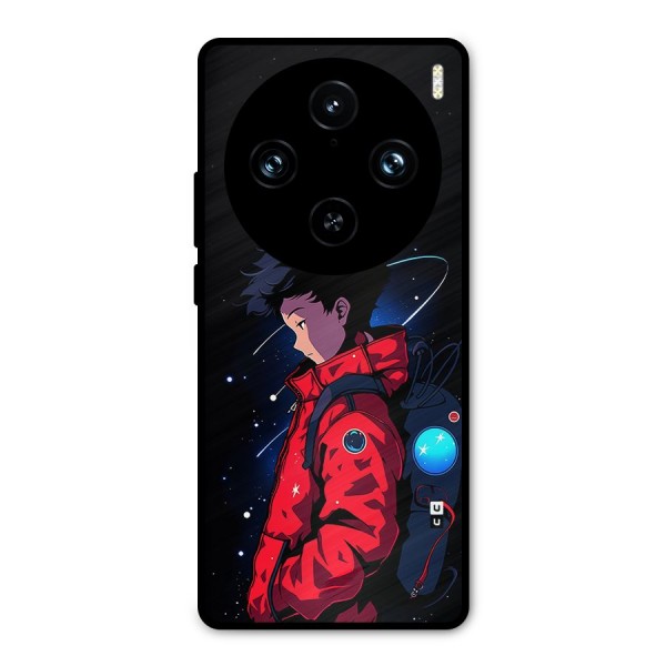 Cute Space Boy Metal Back Case for Vivo X100 Pro