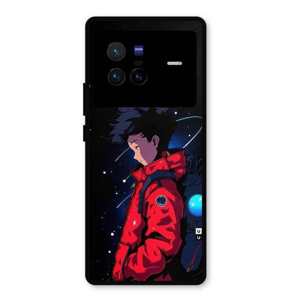 Cute Space Boy Metal Back Case for Vivo X80