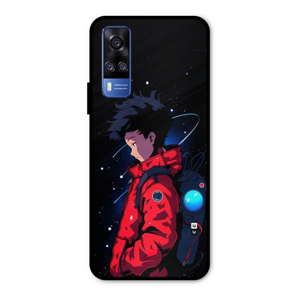 Cute Space Boy Metal Back Case for Vivo Y31