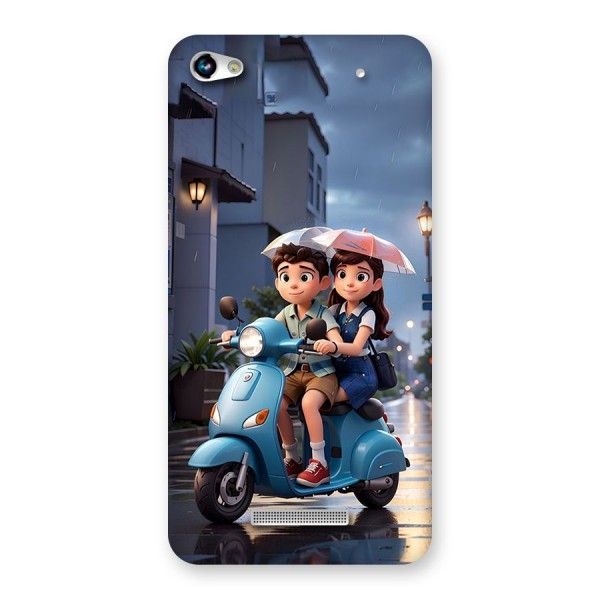 Cute Teen Scooter Back Case for Canvas Hue 2 A316