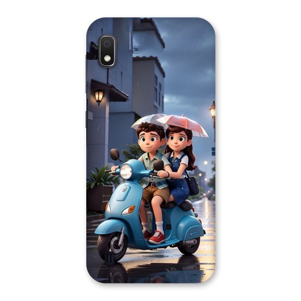 Cute Teen Scooter Back Case for Galaxy A10