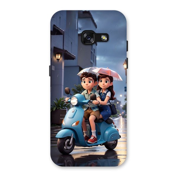 Cute Teen Scooter Back Case for Galaxy A3 (2017)