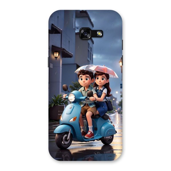 Cute Teen Scooter Back Case for Galaxy A5 2017