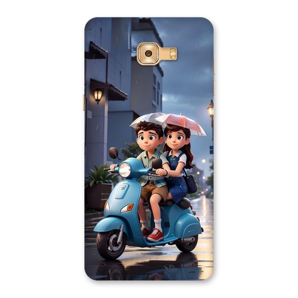 Cute Teen Scooter Back Case for Galaxy C9 Pro