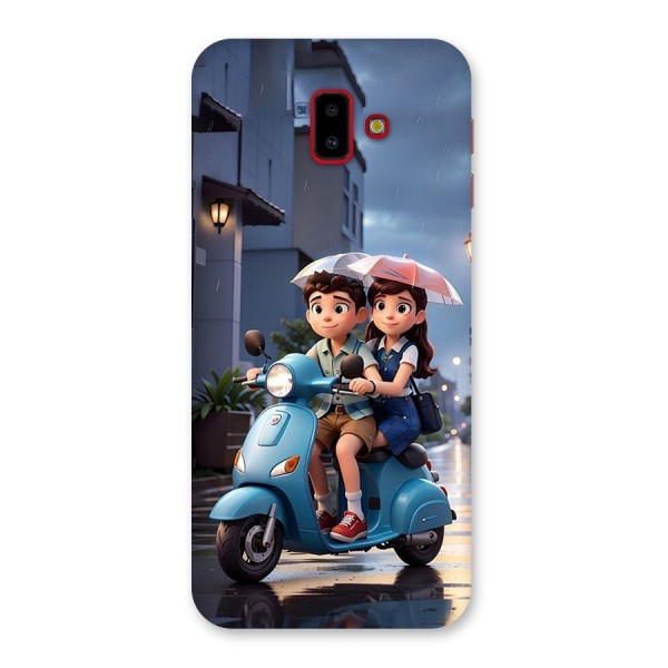 Cute Teen Scooter Back Case for Galaxy J6 Plus