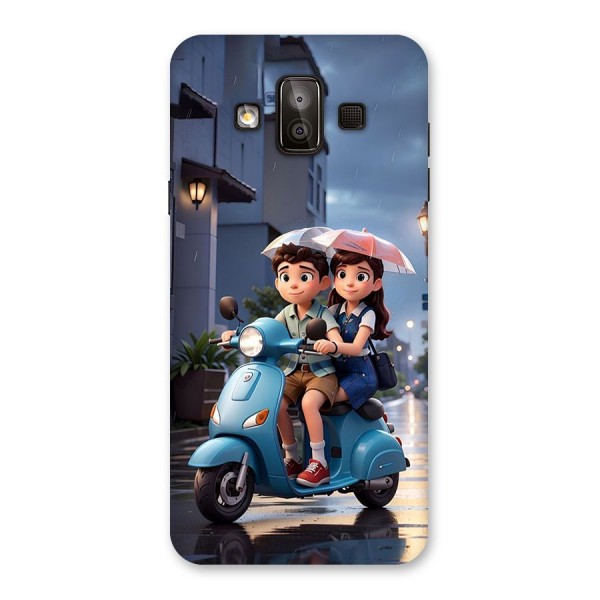 Cute Teen Scooter Back Case for Galaxy J7 Duo