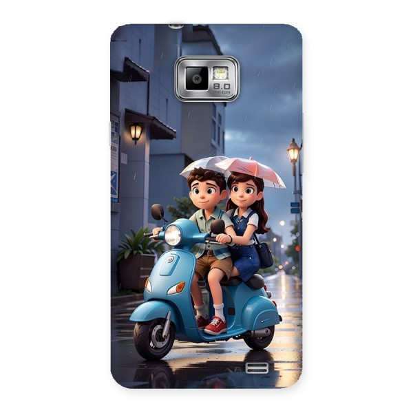 Cute Teen Scooter Back Case for Galaxy S2