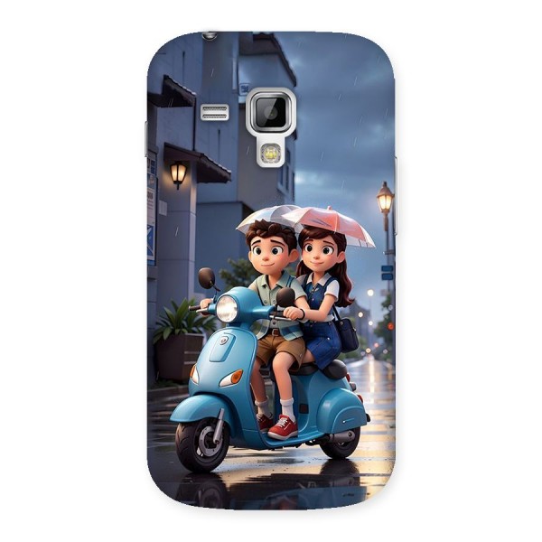 Cute Teen Scooter Back Case for Galaxy S Duos