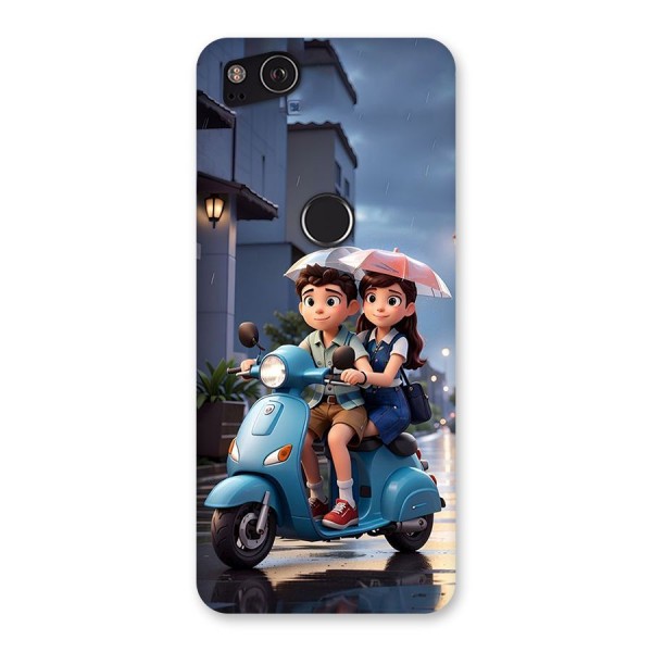 Cute Teen Scooter Back Case for Google Pixel 2