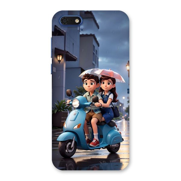 Cute Teen Scooter Back Case for Honor 7s