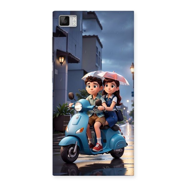 Cute Teen Scooter Back Case for Mi3