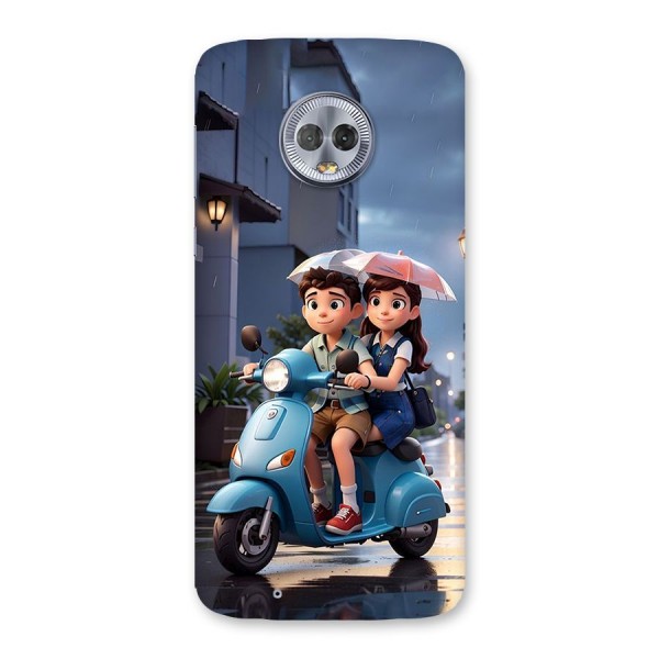 Cute Teen Scooter Back Case for Moto G6