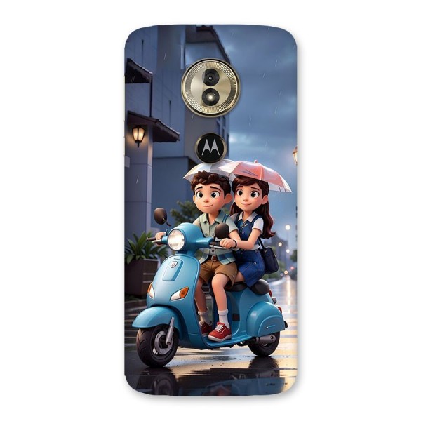 Cute Teen Scooter Back Case for Moto G6 Play