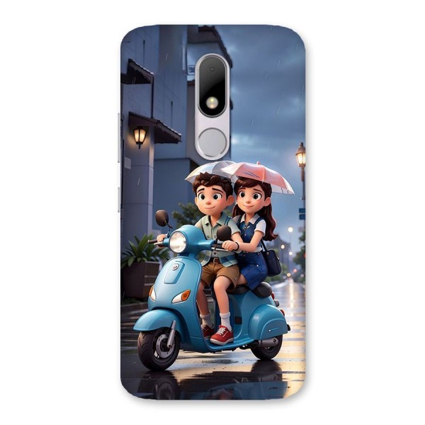 Cute Teen Scooter Back Case for Moto M