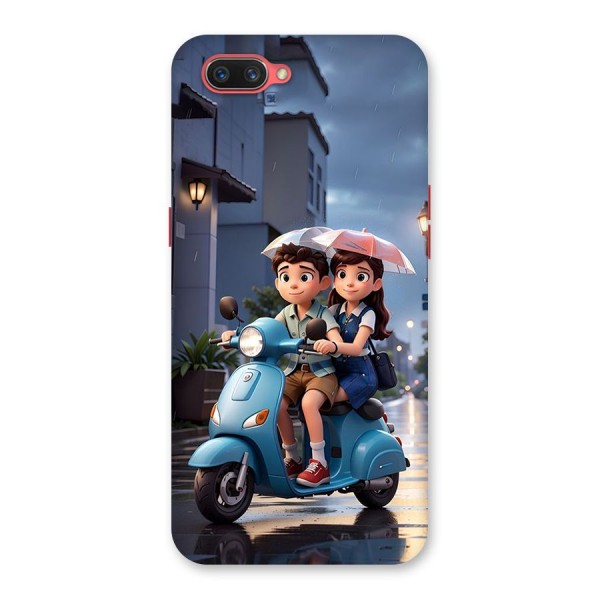 Cute Teen Scooter Back Case for Oppo A3s