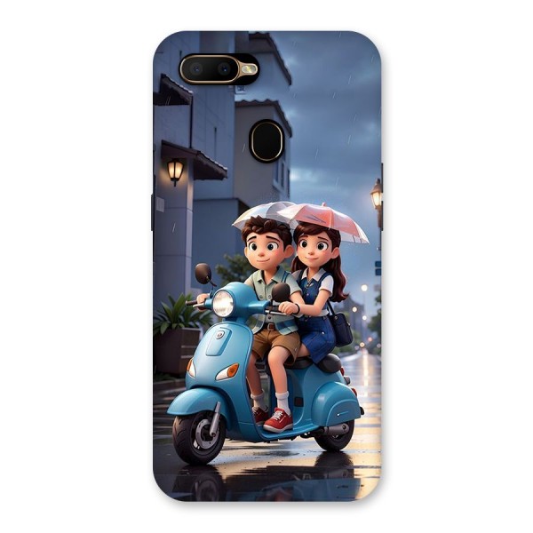 Cute Teen Scooter Back Case for Oppo A5s