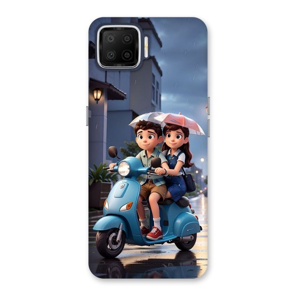 Cute Teen Scooter Back Case for Oppo F17