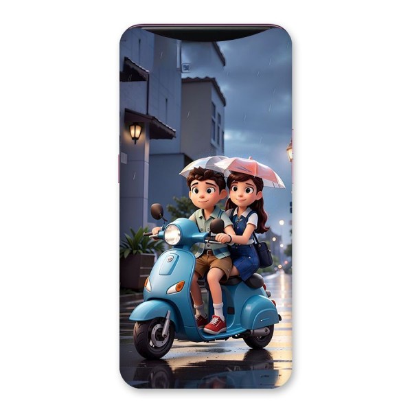 Cute Teen Scooter Back Case for Oppo Find X