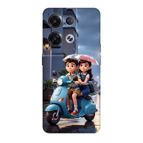 Cute Teen Scooter Back Case for Oppo Reno8 Pro 5G