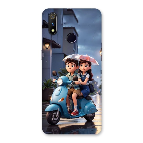 Cute Teen Scooter Back Case for Realme 3 Pro