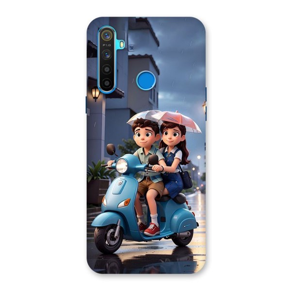 Cute Teen Scooter Back Case for Realme 5s