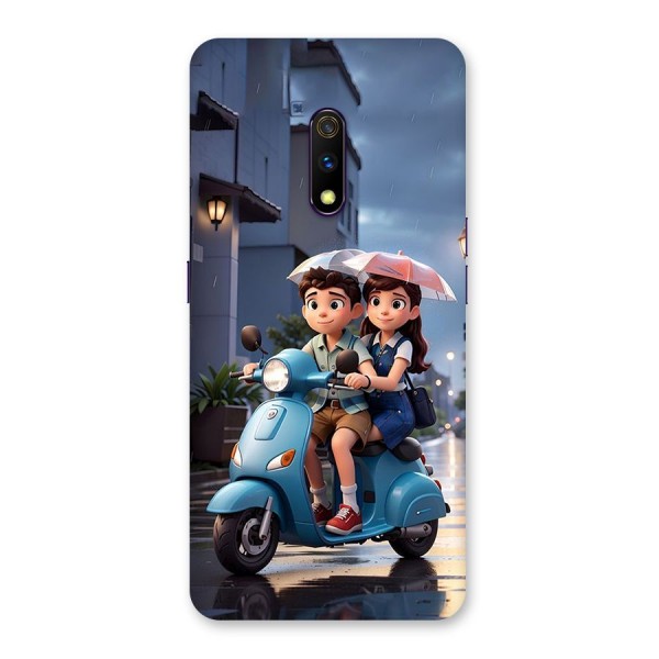 Cute Teen Scooter Back Case for Realme X