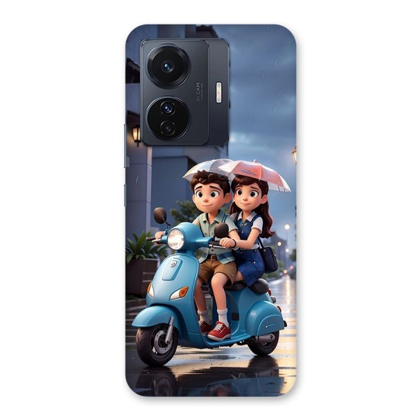 Cute Teen Scooter Back Case for Vivo iQOO Z6 Pro