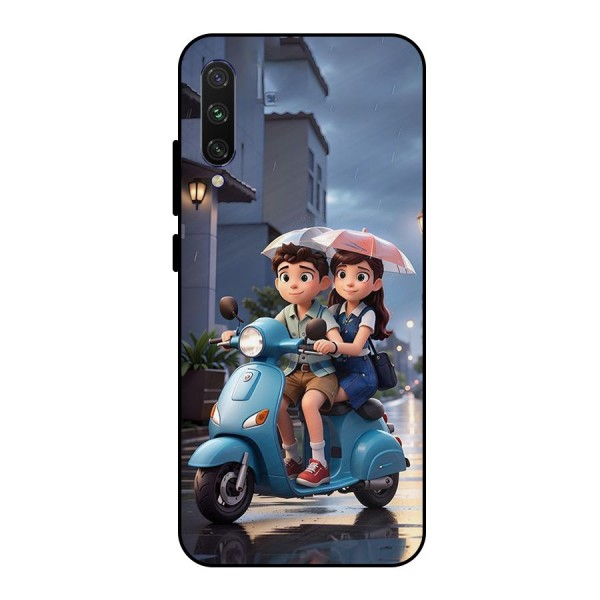 Cute Teen Scooter Metal Back Case for Mi A3