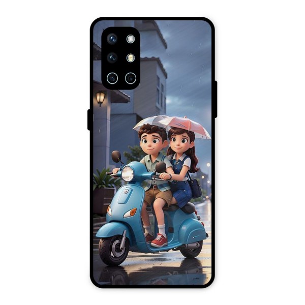 Cute Teen Scooter Metal Back Case for OnePlus 9R