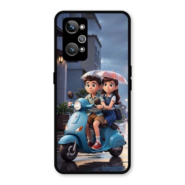 Cute Teen Scooter Metal Back Case for Realme GT 2