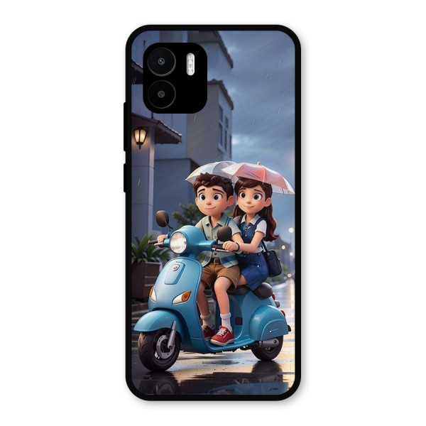 Cute Teen Scooter Metal Back Case for Redmi A1