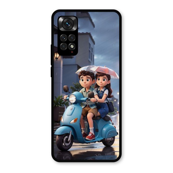 Cute Teen Scooter Metal Back Case for Redmi Note 11