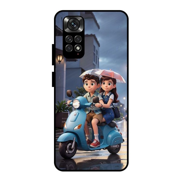 Cute Teen Scooter Metal Back Case for Redmi Note 11 Pro