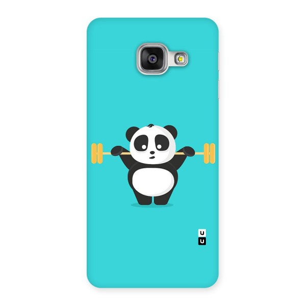 Cute Weightlifting Panda Back Case for Galaxy A3 2016