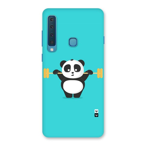 Cute Weightlifting Panda Back Case for Galaxy A9 (2018)