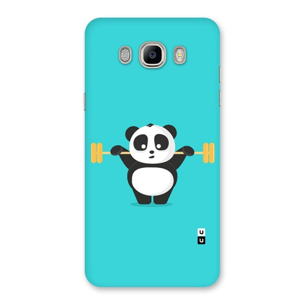 Cute Weightlifting Panda Back Case for Galaxy On8