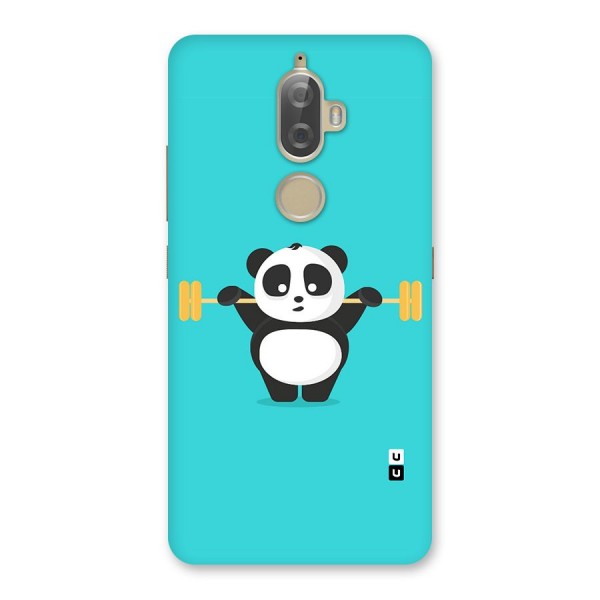 Cute Weightlifting Panda Back Case for Lenovo K8 Plus