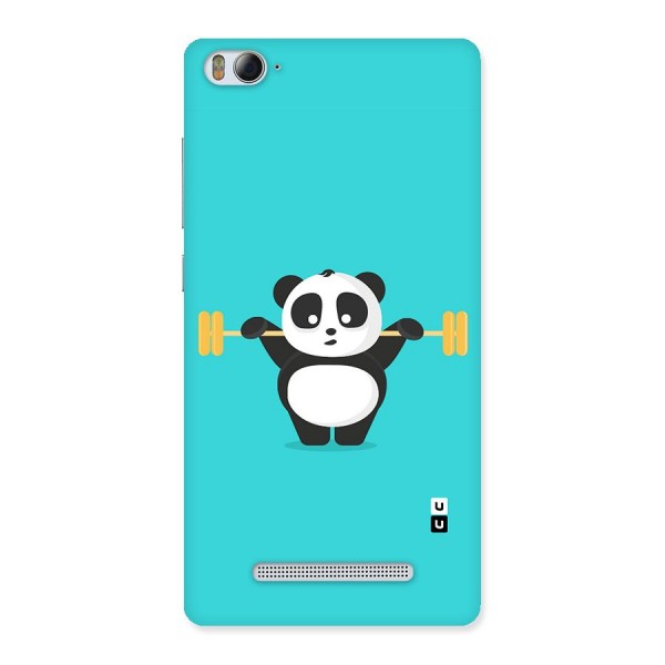 Cute Weightlifting Panda Back Case for Xiaomi Mi4i