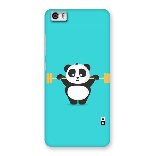 Cute Weightlifting Panda Back Case for Xiaomi Redmi Mi5