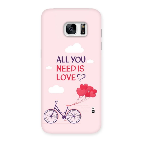 Cycle Of Love Back Case for Galaxy S7 Edge