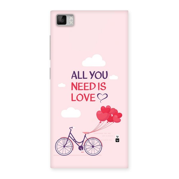 Cycle Of Love Back Case for Mi3