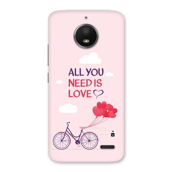 Cycle Of Love Back Case for Moto E4