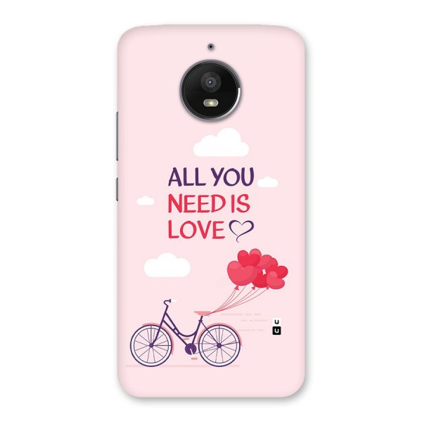 Cycle Of Love Back Case for Moto E4 Plus