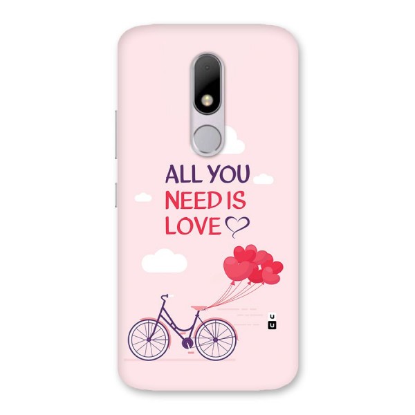 Cycle Of Love Back Case for Moto M