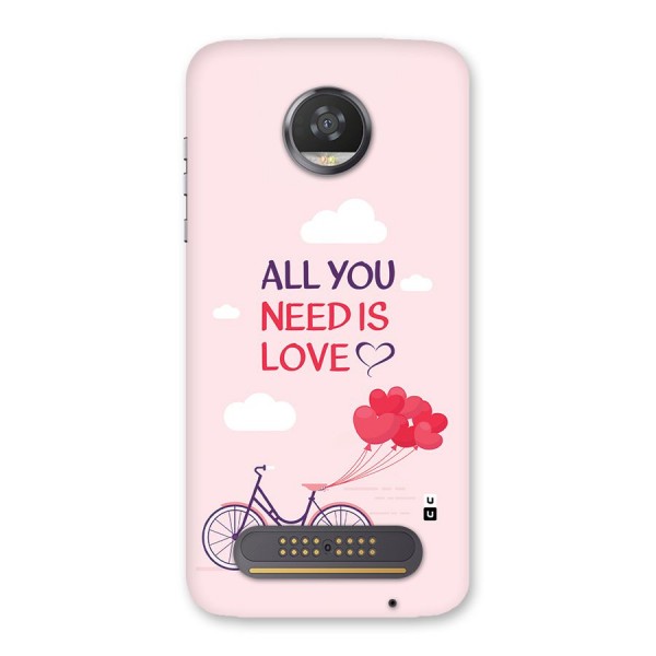 Cycle Of Love Back Case for Moto Z2 Play